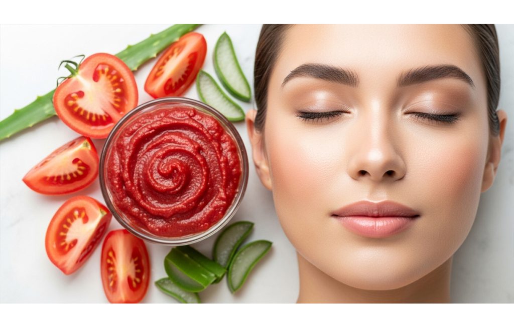 টমেটো দিয়ে ত্বকের যত্ন টমেটো দিয়ে ত্বকের যত্ন